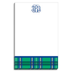 Green Plaid Notepads