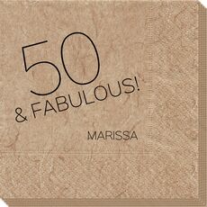 50 & Fabulous Bali Napkins