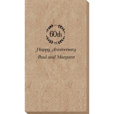 60th Wreath Bali Guest Towels