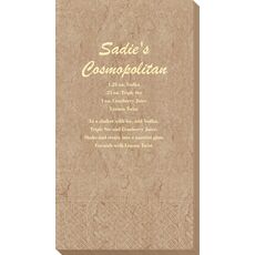 A Lot of Text Bali Guest Towels