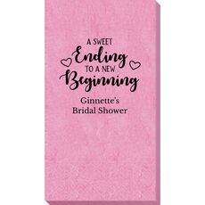 A Sweet Ending to a New Beginning Bali Guest Towels