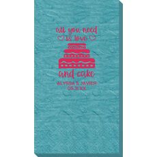 All You Need Is Love and Cake Bali Guest Towels