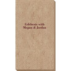 Basic Text of Your Choice Bali Guest Towels