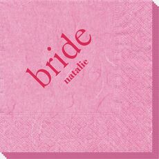 Big Word Bride Bali Napkins