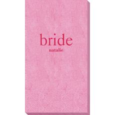 Big Word Bride Bali Guest Towels