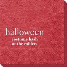Big Word Halloween Bali Napkins