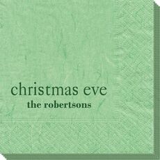 Big Word Christmas Eve Bali Napkins