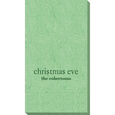Big Word Christmas Eve Bali Guest Towels