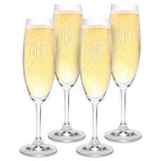 Chaumont 7.5 oz. Champagne Flutes Set of 4