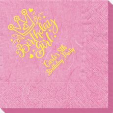 Birthday Girl Bali Napkins