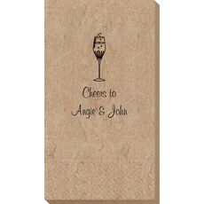 Bubbly Champagne Bali Guest Towels