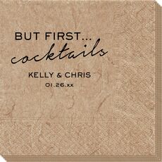 But First Cocktails Bali Napkins