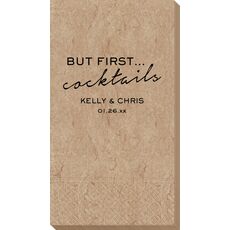 But First Cocktails Bali Guest Towels