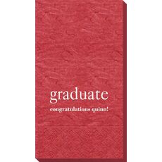 Big Word Graduate Bali Guest Towels