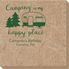 Camping Is My Happy Place Bali Napkins