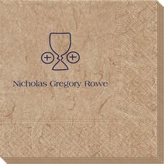 Ceremonial Goblet and Wafer Bali Napkins