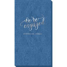 We're Engaged Bali Guest Towels