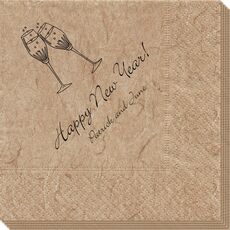 Champagne Crystal Toast Bali Napkins