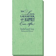 To Love Laughter Happily Ever After Bali Guest Towels