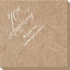 Elegant 70th Anniversary Bali Napkins