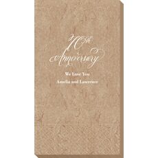 Elegant 70th Anniversary Bali Guest Towels