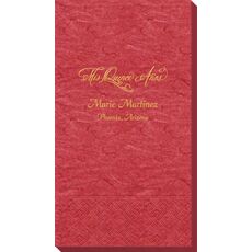 Elegant Mis Quince Años Bali Guest Towels