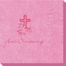 Floral Cross Bali Napkins