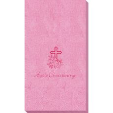 Floral Cross Bali Guest Towels