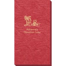 Tropical Hawaiian Luau Bali Guest Towels