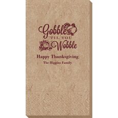 Gobble Til You Wobble Bali Guest Towels