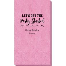 Let's Get the Party Started Bali Guest Towels