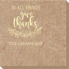 Give Thanks Bali Napkins