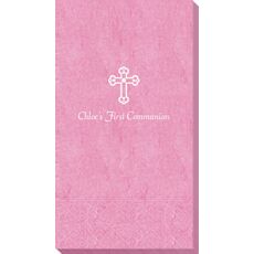 Ornate Cross Bali Guest Towels