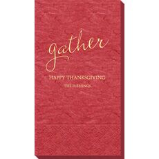 Expressive Script Gather Bali Guest Towels