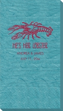 He's Her Lobster Bali Guest Towels