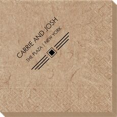 Modern Deco Scroll Bali Napkins
