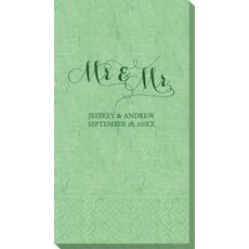Scroll Mr & Mr Bali Guest Towels