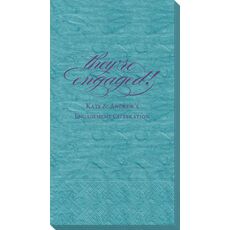 Script They're Engaged Bali Guest Towels