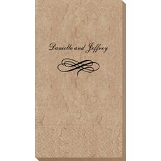 Scrolled Coronation Bali Guest Towels