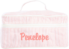 Personalized Stripes Cosmetic Case