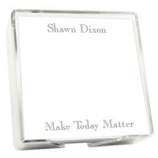 Aviator Memo Square with Acrylic Holder