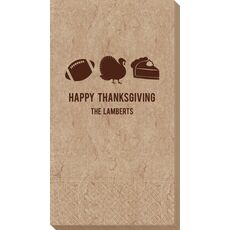 Football Turkey Pie Bali Guest Towels