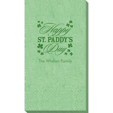 Happy St. Paddy's Day Clover Bali Guest Towels