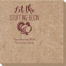 Let The Stuffing Begin Bali Napkins