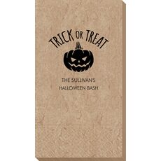 Trick or Treat Pumpkin Bali Guest Towels