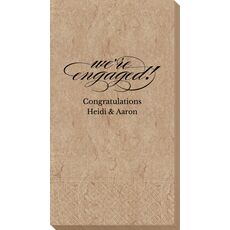 Script We're Engaged Bali Guest Towels