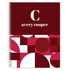 Abstract Pattern Spiral Notebook