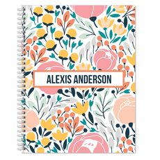 Floral Spiral Notebook