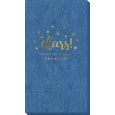 Confetti Dots Cheers Bali Guest Towels