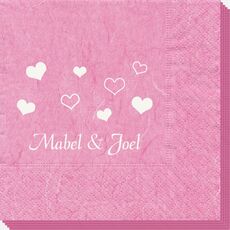 Pretty Hearts Galore Bali Napkins